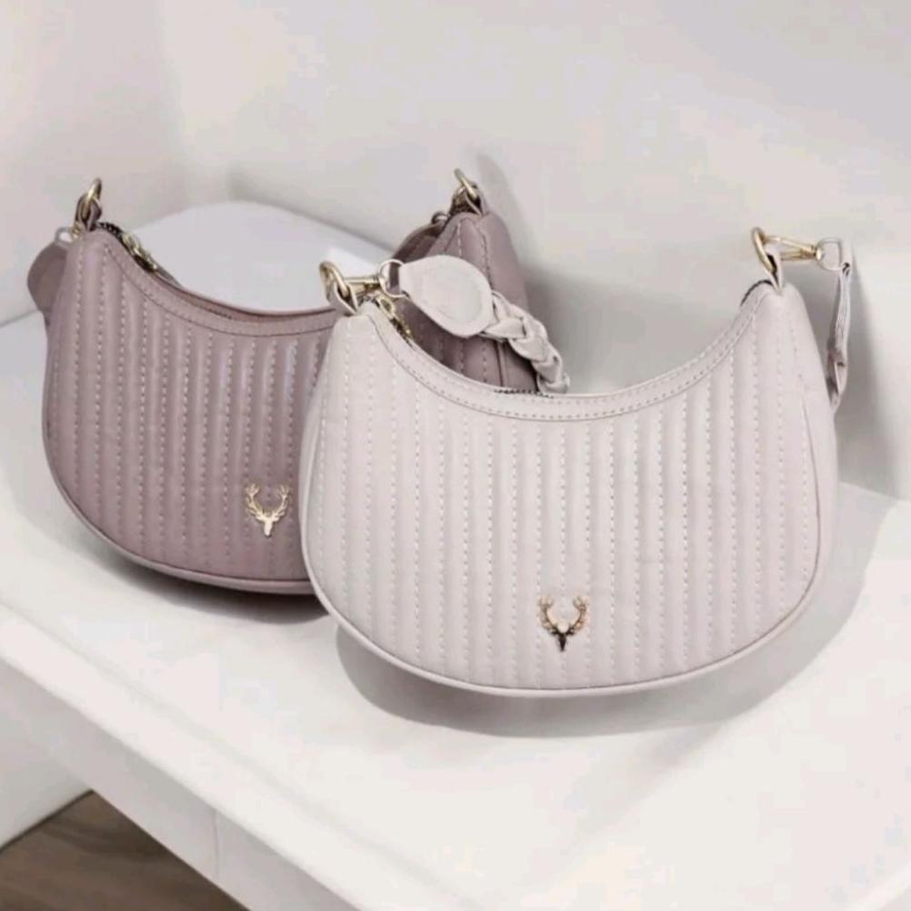 CUCI GUDANG Tas Bahu Naumi Sling Bag Model Elegan Dan Tali Slempang Anyam anyaman TAS WANITA SELEMPA