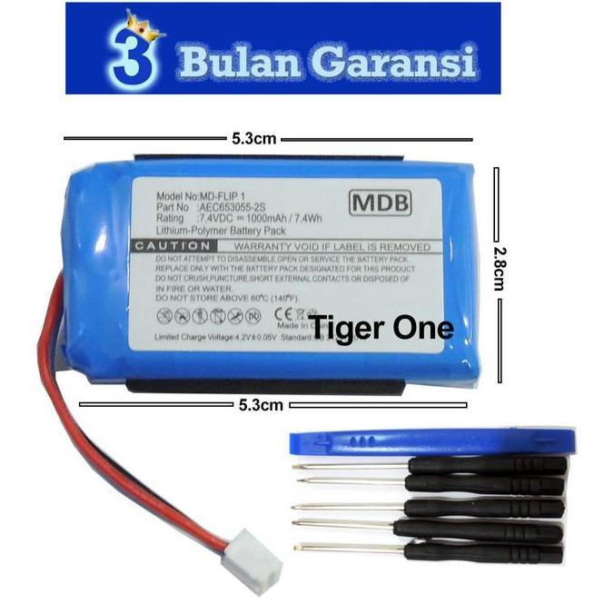 MDB BATERAI SPEAKER JBL FLIP 1 AEC653055-2S TOJ27