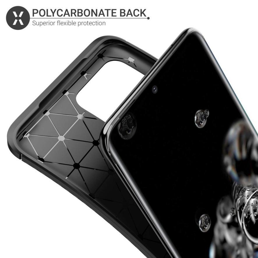 TERBARU CASE SAMSUNG S20 / S20 FE / S20 PLUS / S20 ULTRA Autofocus Carbon Slim Armor Anti Shock - AU