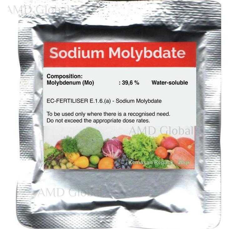 Pazx- Sodium Molybdate / Natrium Molybdate Hidroponik 20 Gram Pupuk Mikro