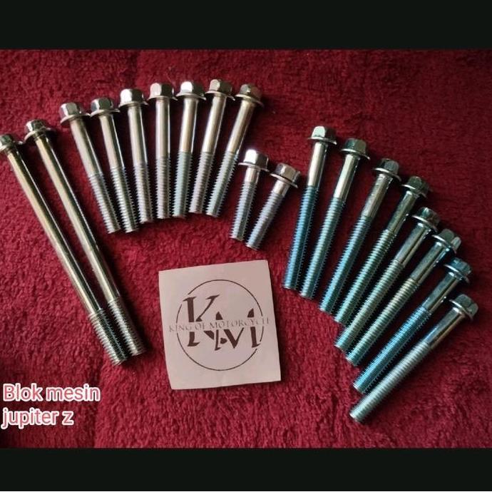 Baut body lengkap Yamaha Jupiter Z Burhan-baut fullset yamaha jupiter Z burhan