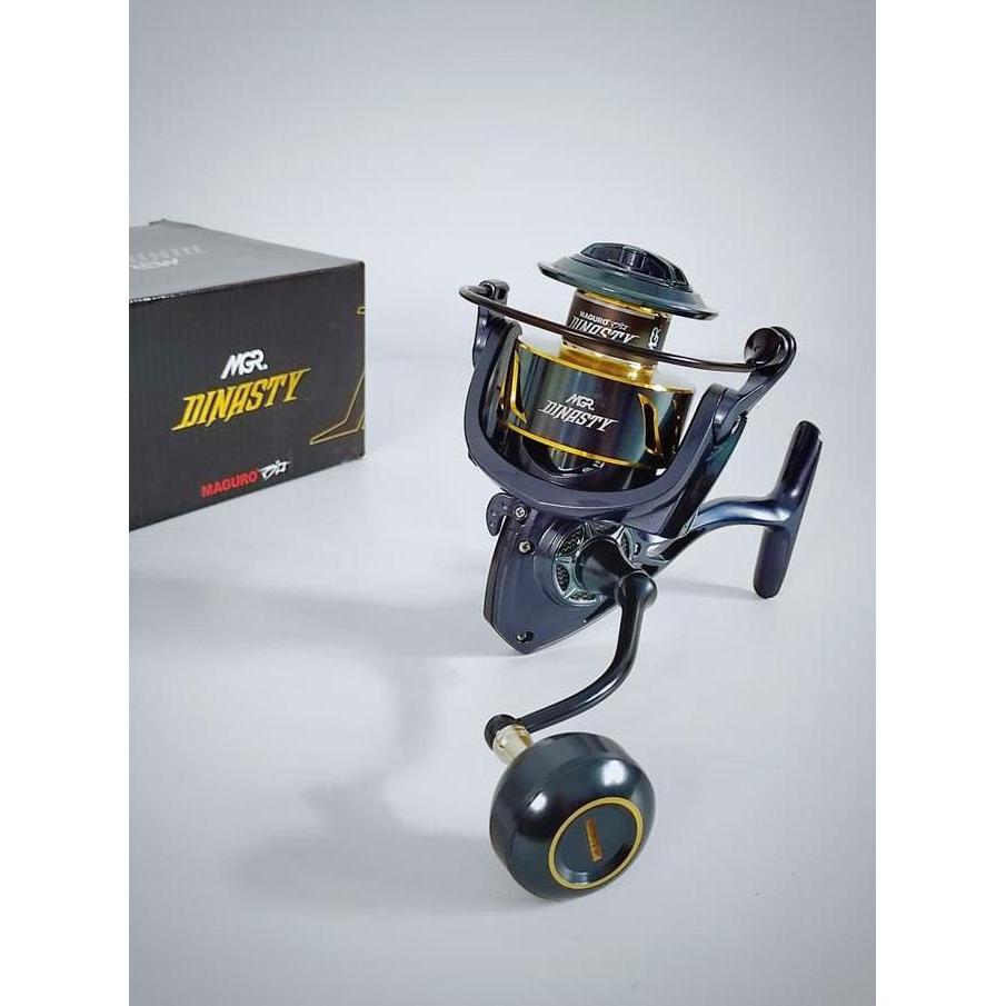Maguro Dinasty Spinning Reel Reel Pancing Saltwater & Freshwater Premium, Body Aluminium, Drag Kuat,