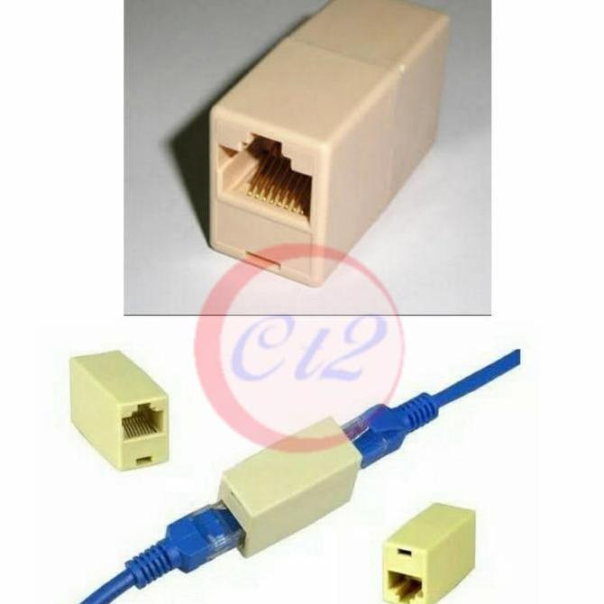 BARREL KONEKTOR RJ-45/PENYAMBUNG DUA KONEKTOR RJ-45 AC30 PM99