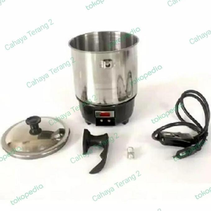 TEKO PEMANAS AIR LISTRIK 12CM / MUG LISTRIK STAINLESS STEEL PM99