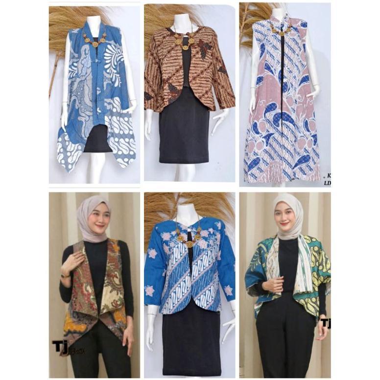 Murah Outer Batik Wanita Katun Premium Cardigan Batik Lekbong Perempuan Terkini Bolero Batik Pesta K