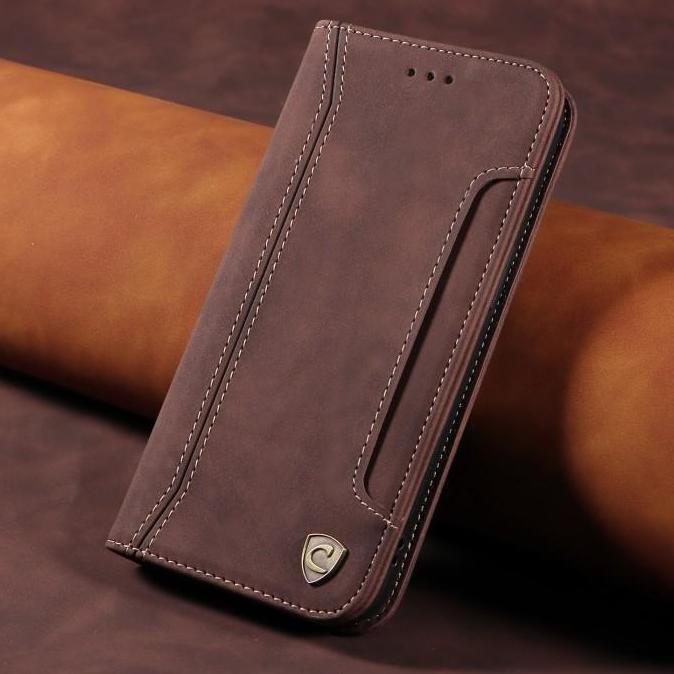 OPPO F7 YOUTH CASEON FLIP WALLET CARD SLOT LEATHER CASE C001 READY