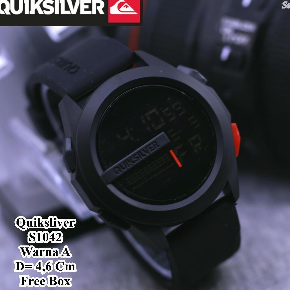 EXCLUSIVE JAM TANGAN PRIA QUIKSILVER DIGITAL OCEAN STAINLESS STEEL