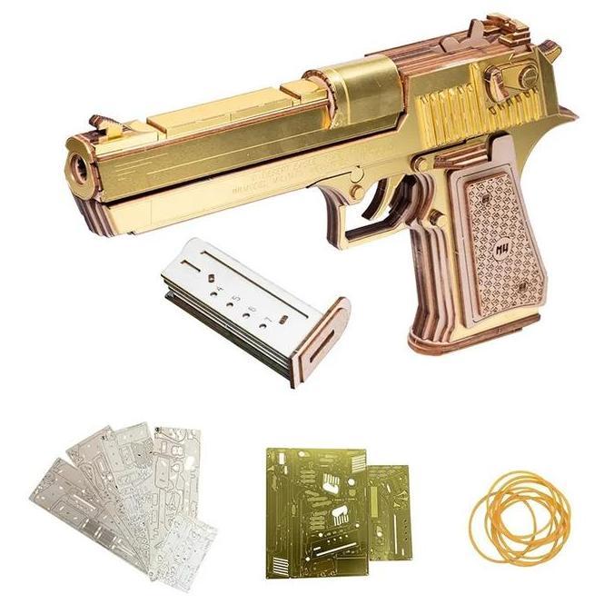 MOGADA - 3D Metal Puzzle Desert Eagle Mainan Susun Edukasi