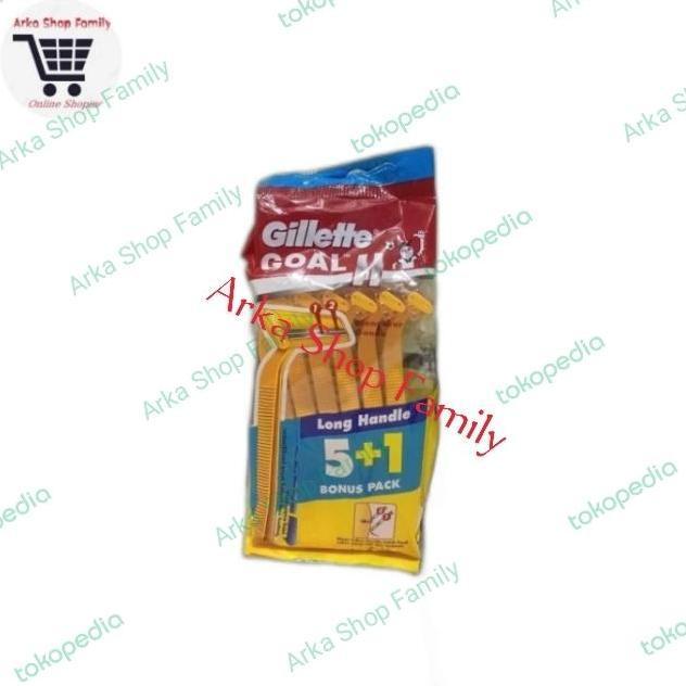 GILLETTE Goal 2 II Isi 6 5+1 pcs Gillete Gilette Gilete Pisau Cukur