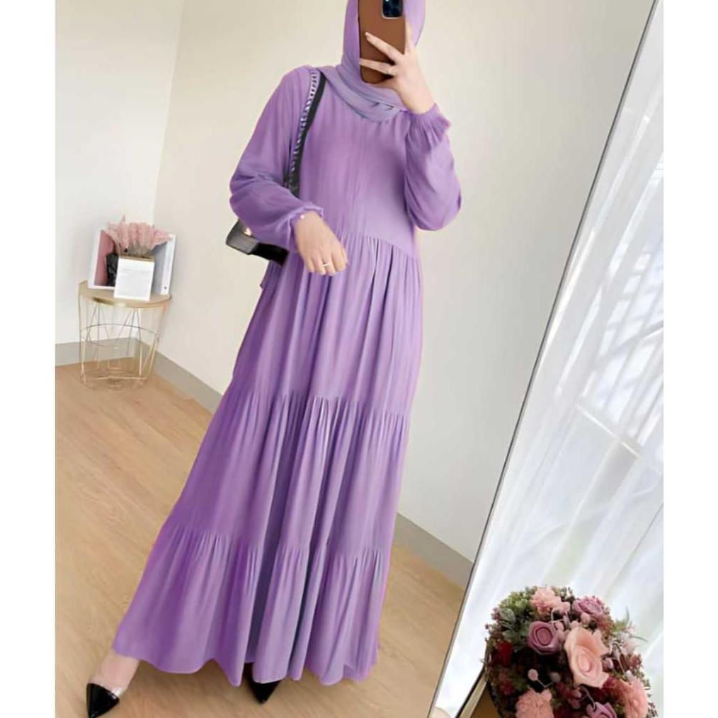 Gratis Ongkir 100 Ribu Dapet 3 Pcs Gamis Jumbo Rempel Susun Bahan Rayon Premium Model Dan Motif Terb