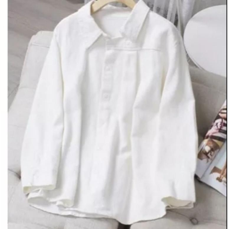 Unik Baju Atasan Wanita Terbaru Blus Korea Kerja Kantor Bahan Linen
