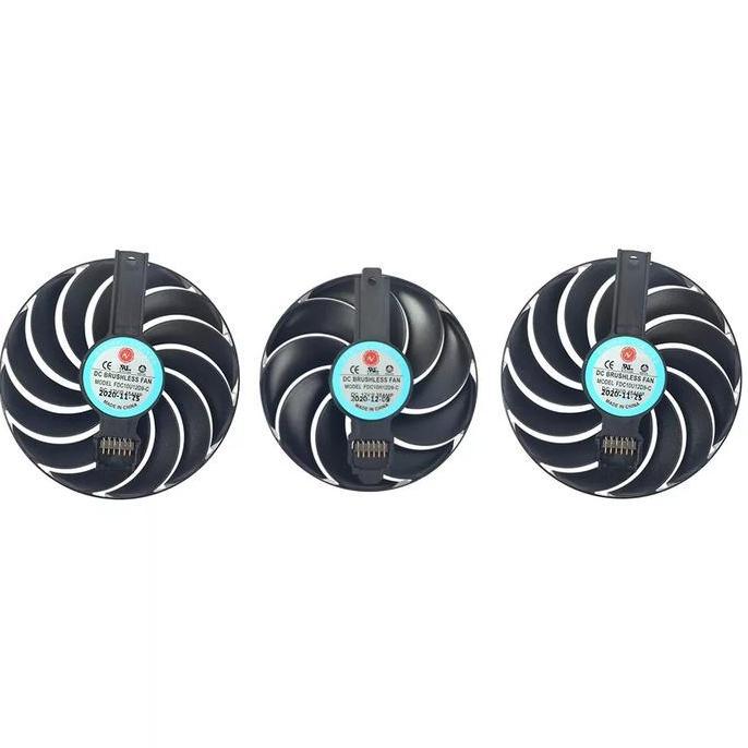Fan Kipas Sapphire Nitro Rx 6700 6800 6900 Xt 87mm 89mm OEM Langka