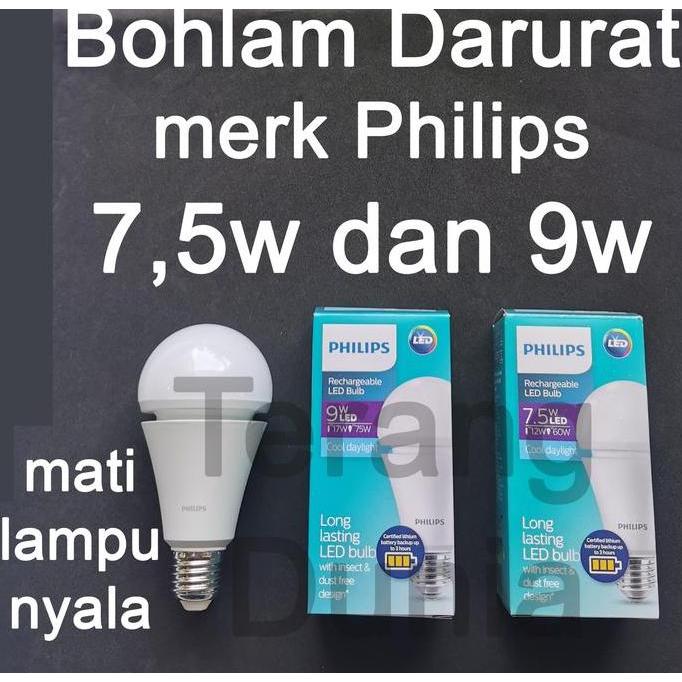 Bohlam Philips Emergency Bohlam Philips Darurat Bohlam Mati Lampu
