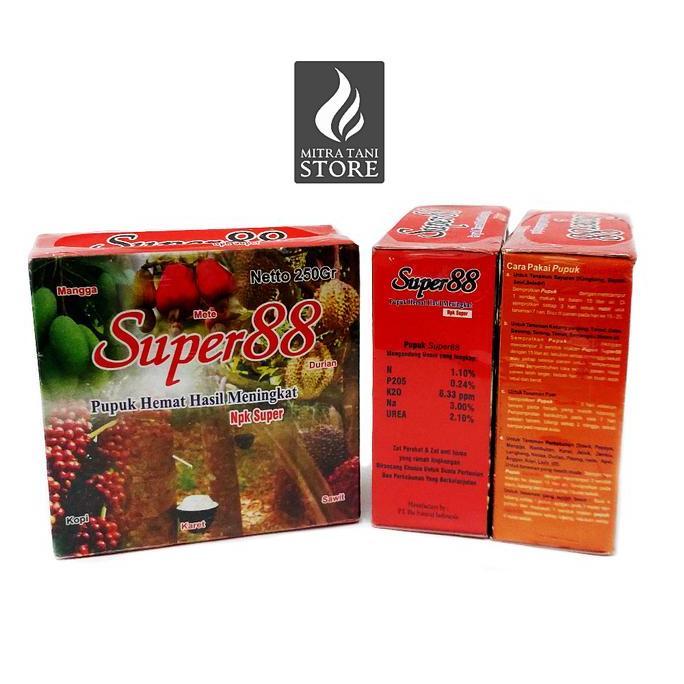 Super88 Pupuk NPK Super 250gr (TERBAIK) (TERBARU) (TERMURAH)