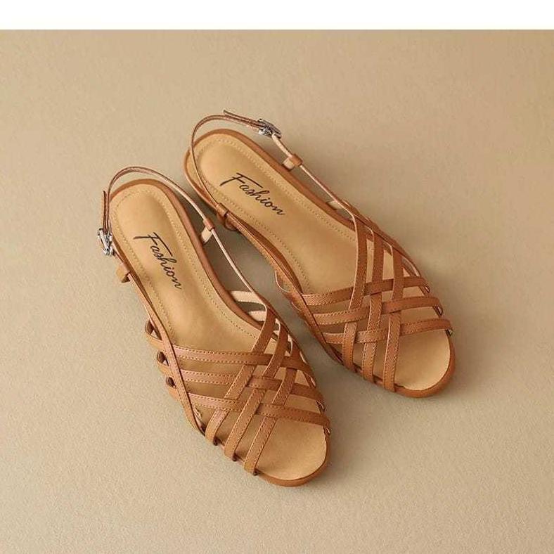 New Arrival Auroracollections - Sandrina Flats Sepatu Wanita Model Balet Anyam Flat Shoes Anggun
