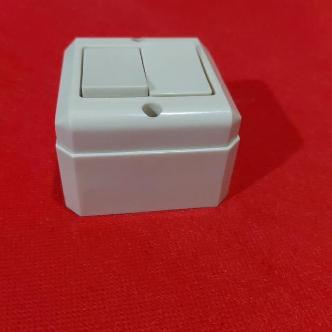 SAKLAR LAMPU RUMAH 2 TOMBOL TEMPEL MORGEN KH99