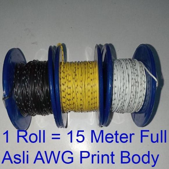 KABEL AWG28 AWG 28 JUMPER TUNGGAL SERABUT HALUS RAMBUT RAKIT YATZ27