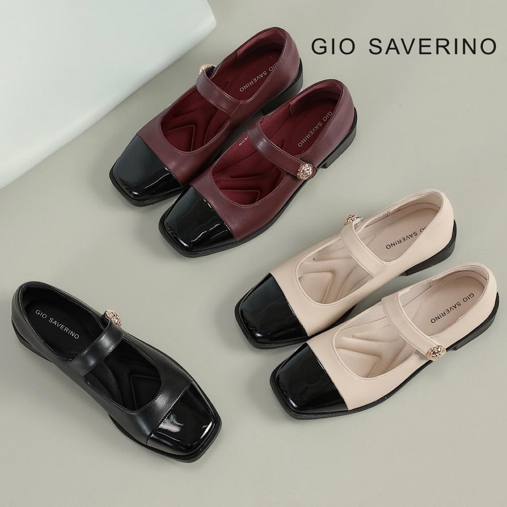 ORIGINAL GIO SAVERINO SEPATU OXFORD KOREA SEPATU WANITA ROSE