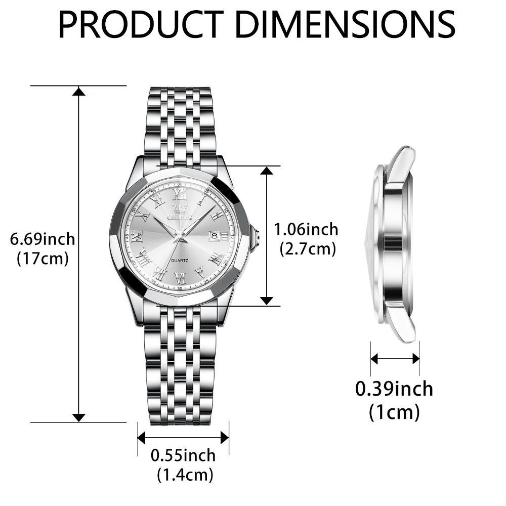 PREMIUM OLEVS JAM TANGAN COUPLE PASANGAN ANTI AIR ORIGINAL 100% ANALOG TERBARU AESTHETIC COUPLE MODE