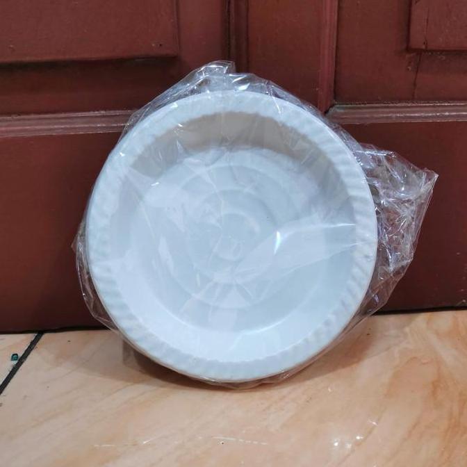 Piring plastik P6 (isi50pcs) - Piring plastik kecil - Piring kue