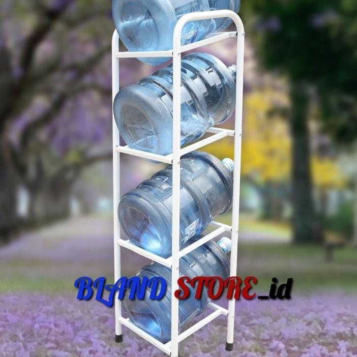 Rak Galon 4 Susun / Tempat Galon Susun Putih