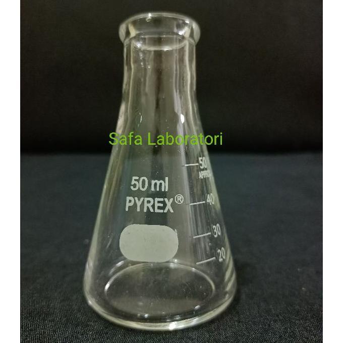 Erlenmeyer Flask / Labu Erlenmeyer 50 Ml Pyrex / Erlenmeyer Glass