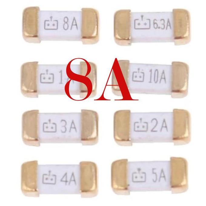 2410 SEKRING FUSE SMD 8 A 1808 8A 8000MA SEKERING YATZ27