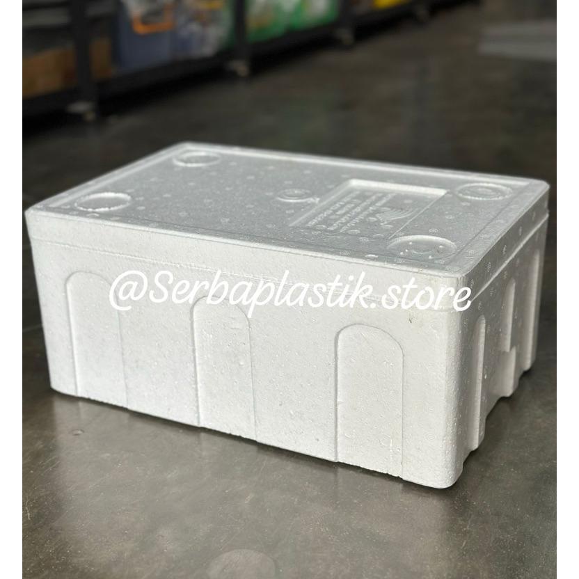 Kotak Styrofoam Gabus Udang Ikan Es Sterofoam / Tempat Serbaguna Termos Es