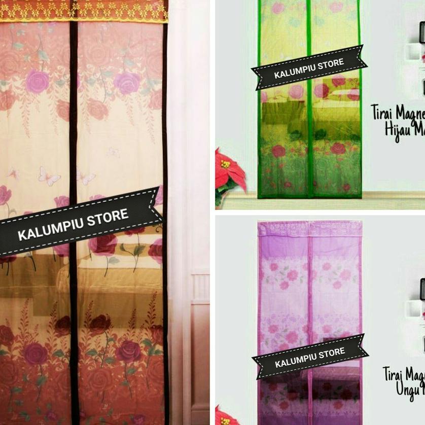 Tirai Magnet Exclusive Bunga Mawar