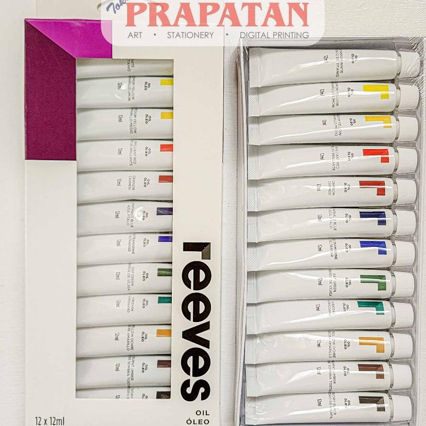 Cat Minyak Set Reeves 12Ml | Reeves Oil Color Set
