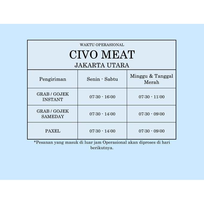 Kapsim Kembang / Atas. Daging babi 1kg