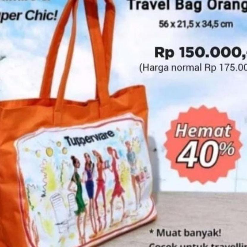 Tupperware Travel Bag Original-Tas Piknik Ukuran Jumbo