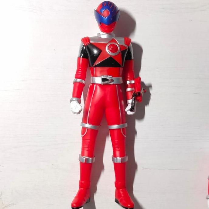 BANPRESTO BIG SOFUBI UCHU SENTAI KYURANGER SHISHI RED 26 CM RANGERS OC99
