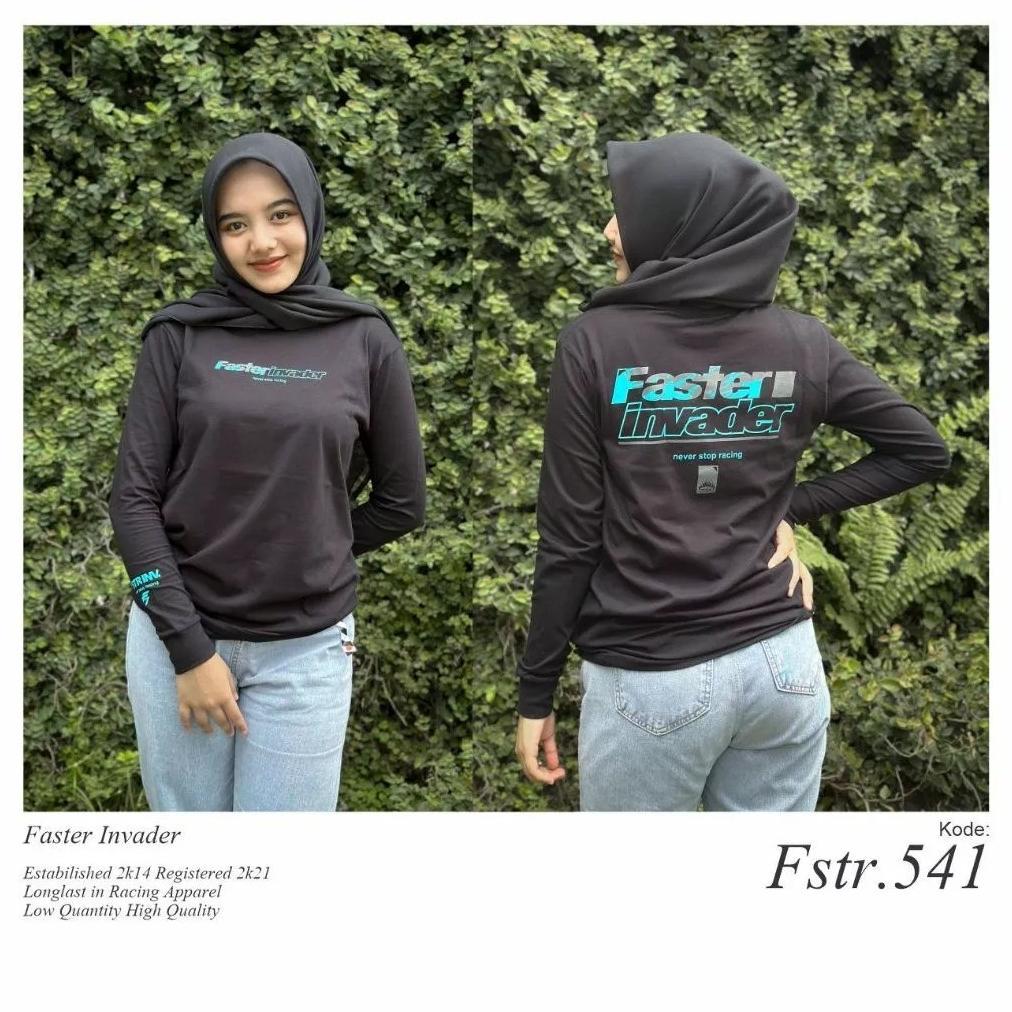 Free Ongkir Kaos Lengan Panjang Faster Invader Fstr 541