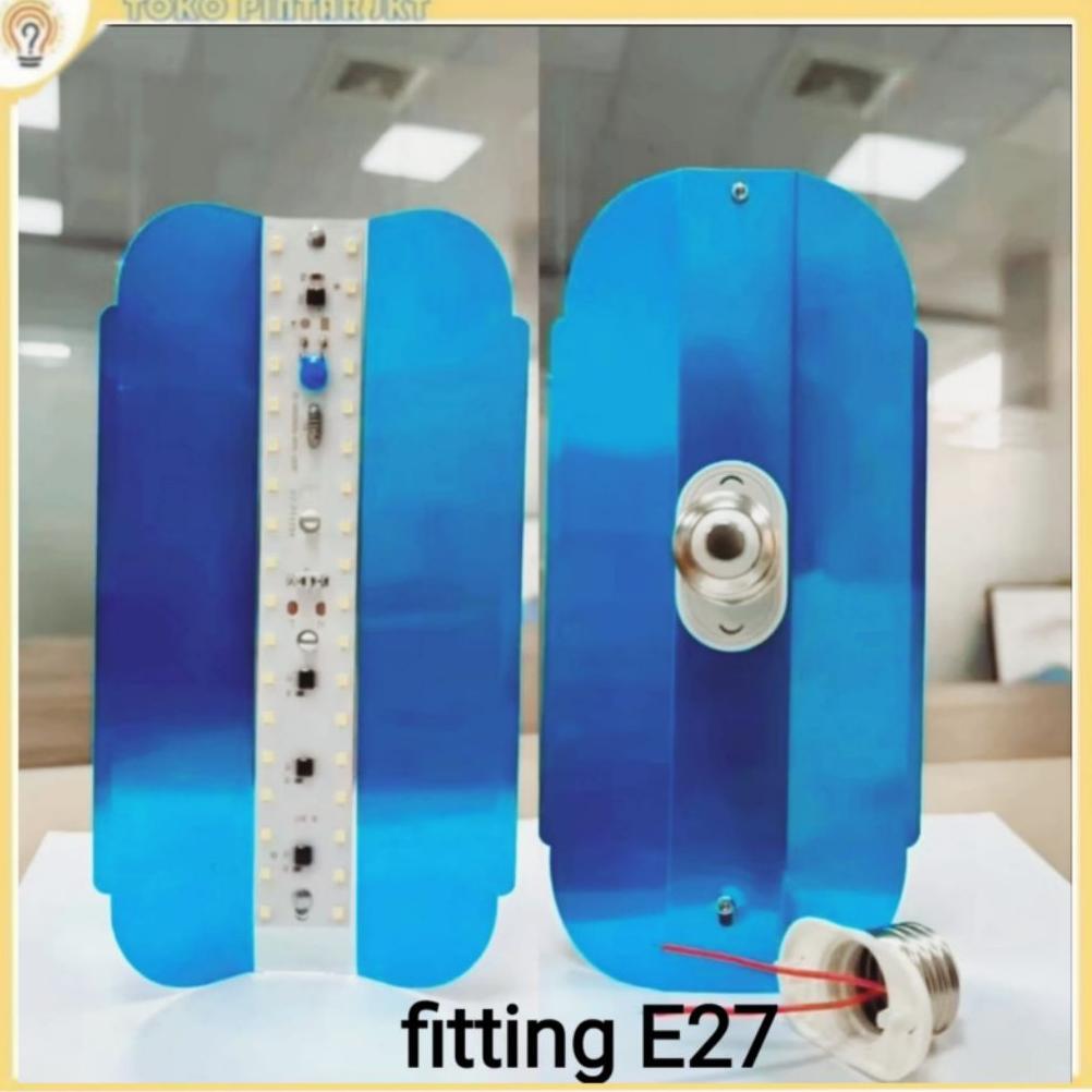 LAMPU JALAN 100W, 50W FITTING E 27. PJU TUNGSTEN LED, PJU E27 LAMPU SOROT ALUMUNIUM IP 6T