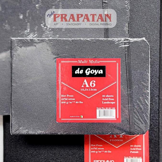 De Goya Stitch Watercolor Book HP 200gsm| Buku Cat Air
