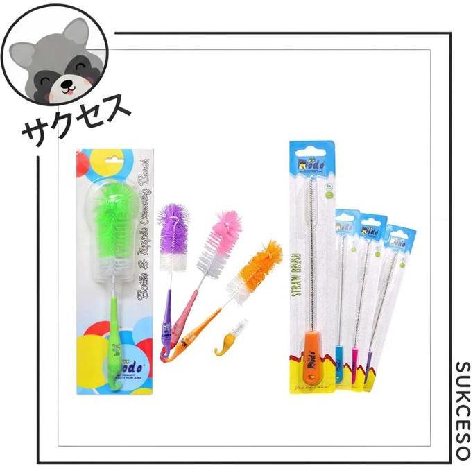 DODO Straw Cleaning Brush - Sikat Kecil & Sikat Besar Pembersih Sedotan / Dot Murah