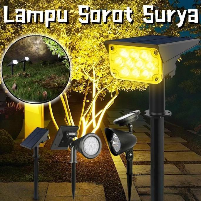 Dtresmok55 - Lampu Sorot Super Terang Outdoor / Untuk Dekorasi Taman Halaman Rumah Teras Outdoor LED