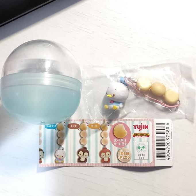 DONALD DUCK DONAL BEBEK DISNEY STRAP GANTUNGAN FIGURE GASHAPON ORI OC99