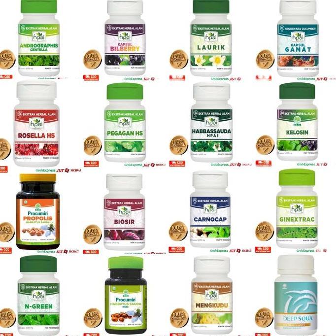 Beaute- Herbal Hni Ai Lengkap Untuk Diabetes Dan Kolesterol - Isi 50 Kapsul - Mata, Anak, Bab, Promi