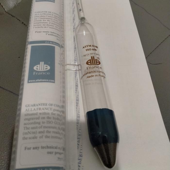 ASTM HYDROMETER 0,800-0,850. UNTUK SOLAR. ALLA FRANCE ORIGINAL DAN TERPERCAYA