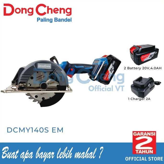 Dongcheng Dcmy140S Em Mesin Gergaji Baterai Cordless Circular Saw Brushless
