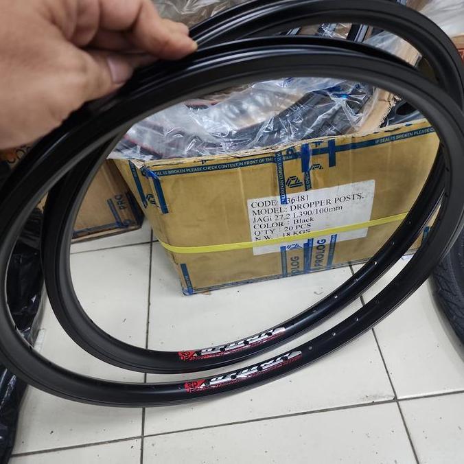 Velg Rims 20 united 2002 36hole double wall Mtb folding bmx Rims