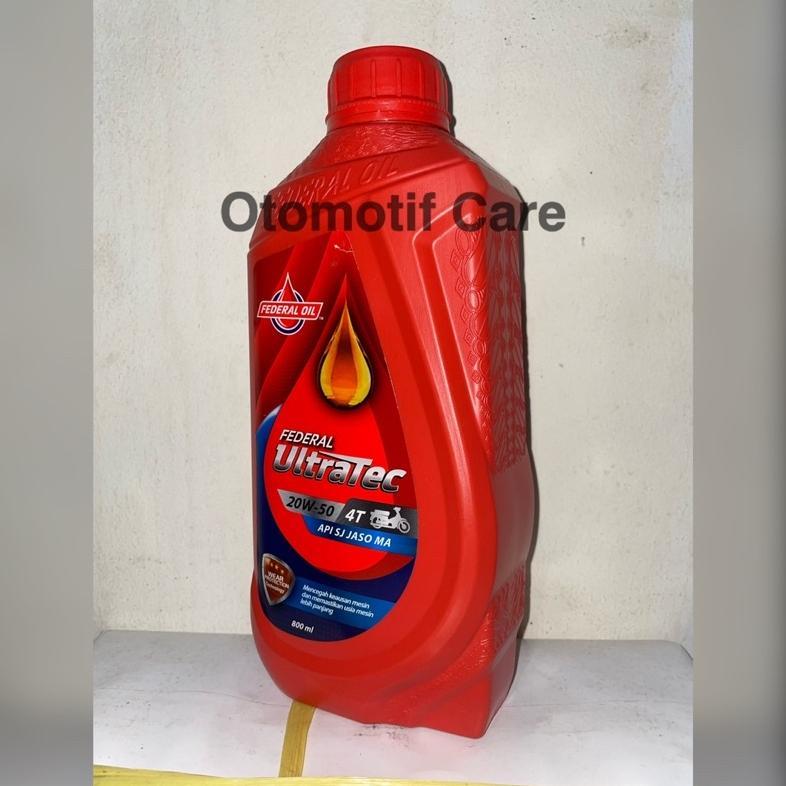 NEW FEDERAL OIL ULTRATEC 800 ML OLI SAE 20W-50 [terbaik][terlaris]