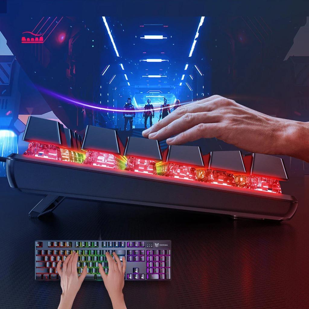 Keyboard Gaming Rgb Onikuma G27 Black Original - Professional Gaming Keyboard Futures Gaming