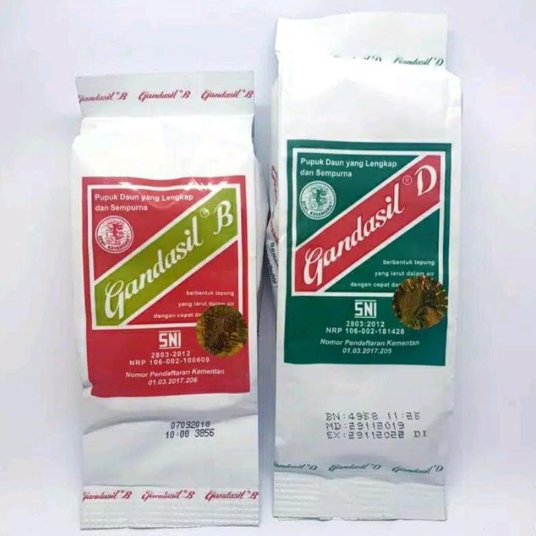 Promo Cod Gandasil B Dan Gandasil D Ukuran 500Gram Gandasil Pupuk Tanaman Daun Hijau Buah ><