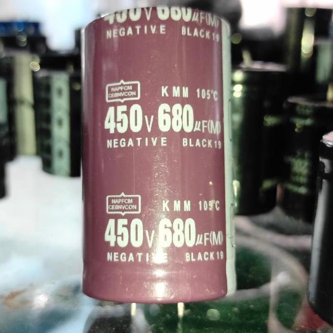 680UF 450V ELCO CAPACITOR 680 UF 450V D'90