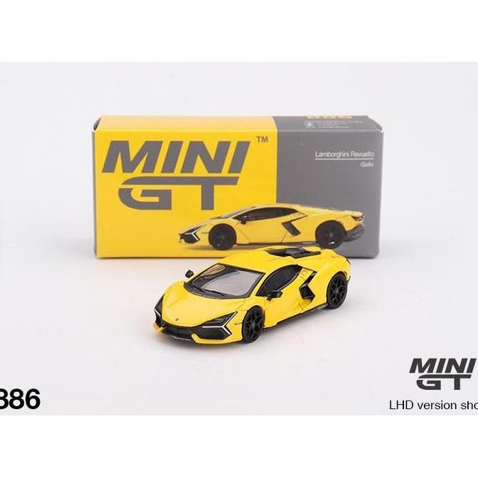 MINIGT 886 - LAMBORGHINI REVUELTO GIALLO - DIECAST MOBIL MODEL MINIATUR SCALE CAR AS2123