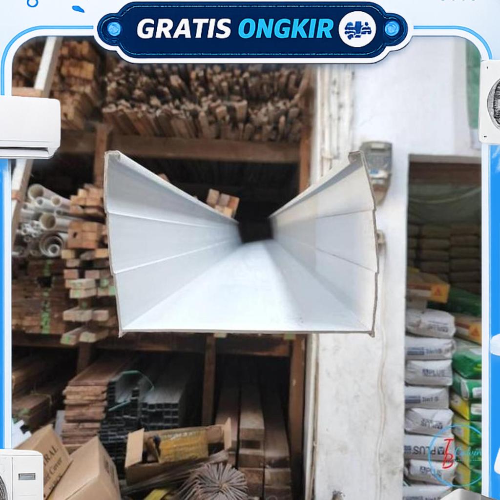 Talang Air Pvc Kotak 8 Inch Langgeng Sg 220