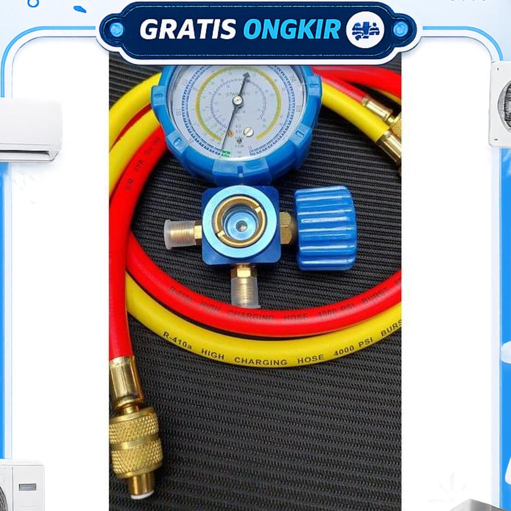Manifold R32/R410 + Selang R32/R410
